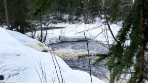ахинкоски водопад
