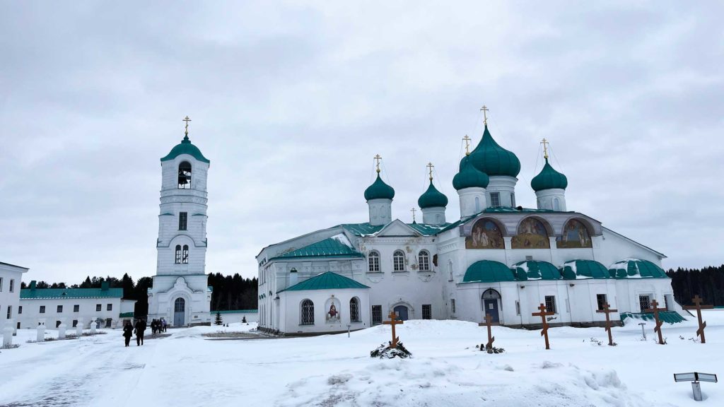 александро-свирский монастырь, собор зимой