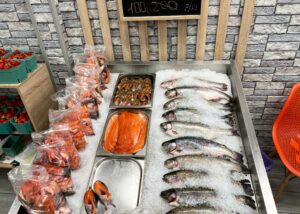 Магазин красной рыбы в Карелии