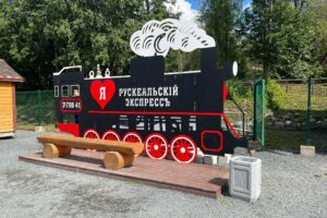 Рускеальский экспресс в Рускеала декорация
