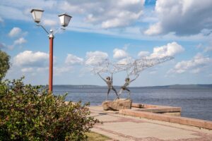 Скульптура Рыбаки