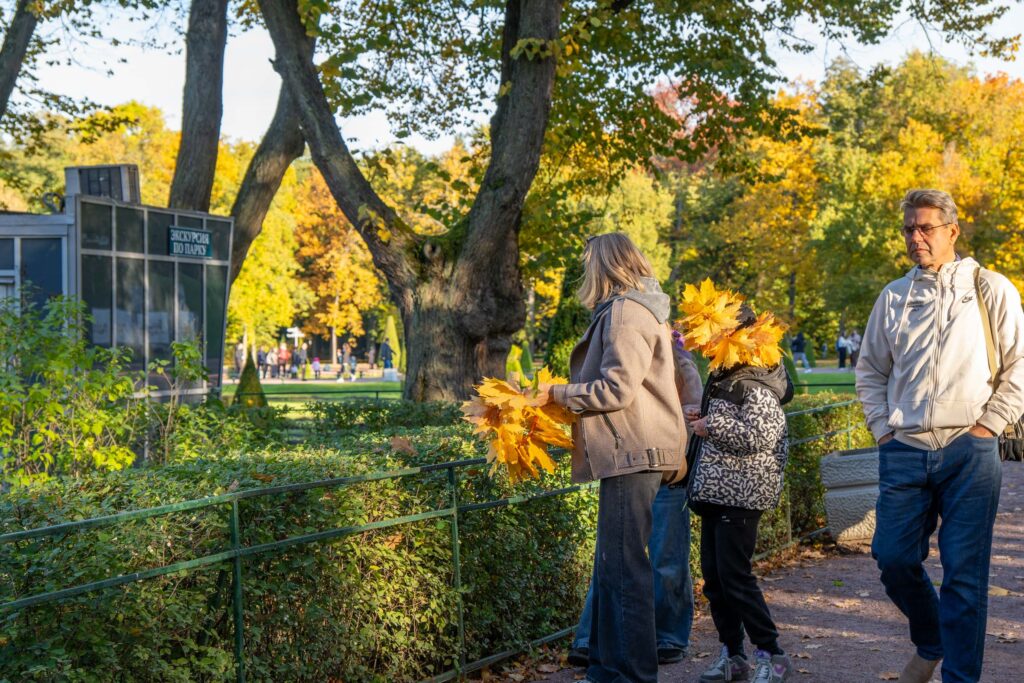 Осенний венок Петергофа