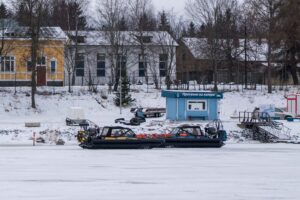 Катер на воздушной подушке, фото к туру Ладожские шхеры из Сортавала