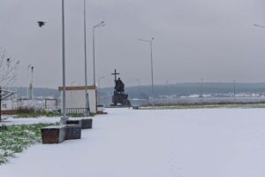 Памятник Рюрику на набережной Сортавалы