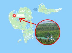 Секирная гора на карте