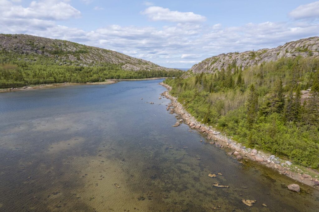 Соловецкие острова Архипелаг Кузова тихая водная долина