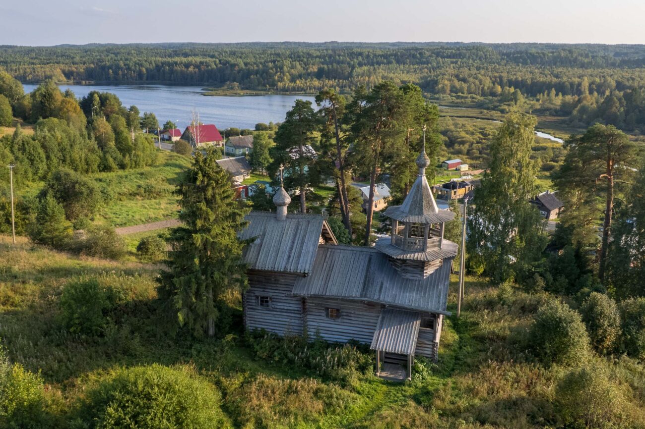 Деревня Маньга и часовня в Карелии (43 фото)